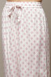 White LIVA Straight Kurta Suit Set image number 3